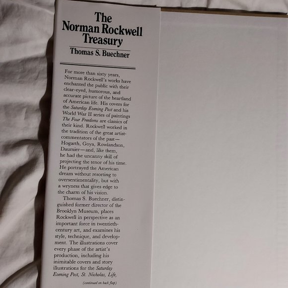 The Norman Rockwell Treasury HARDCOVER Book by Thomas S Buechner - Picture 3 of 6